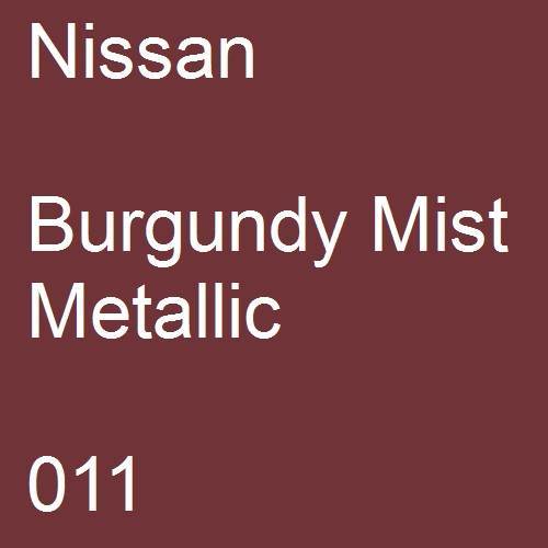 Nissan, Burgundy Mist Metallic, 011.